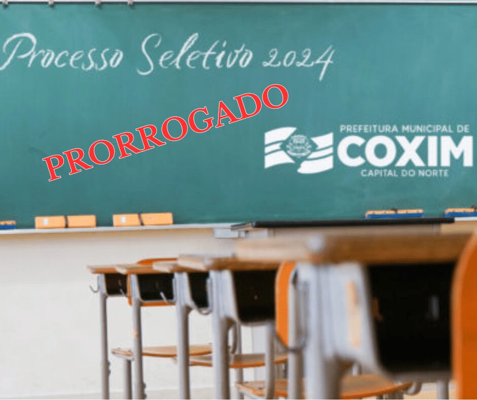 Processo seletivo para profissionais da educação em Coxim tem prazo prorrogado