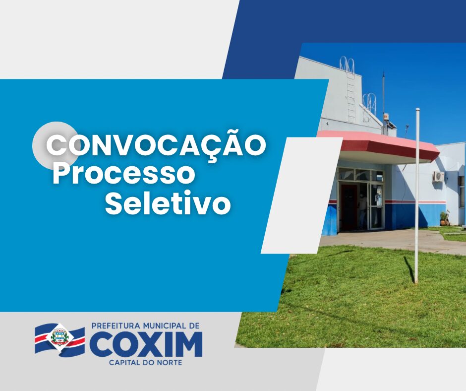 Prefeitura de Coxim convoca candidatos aprovados em processos seletivos simplificados