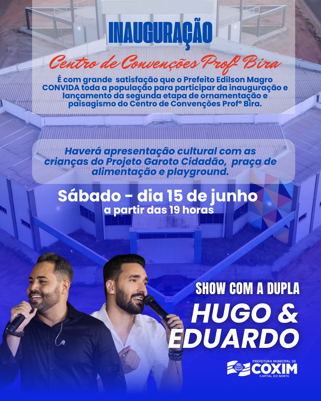 Foto: Reprodução/Prefeitura de Coxim - MS