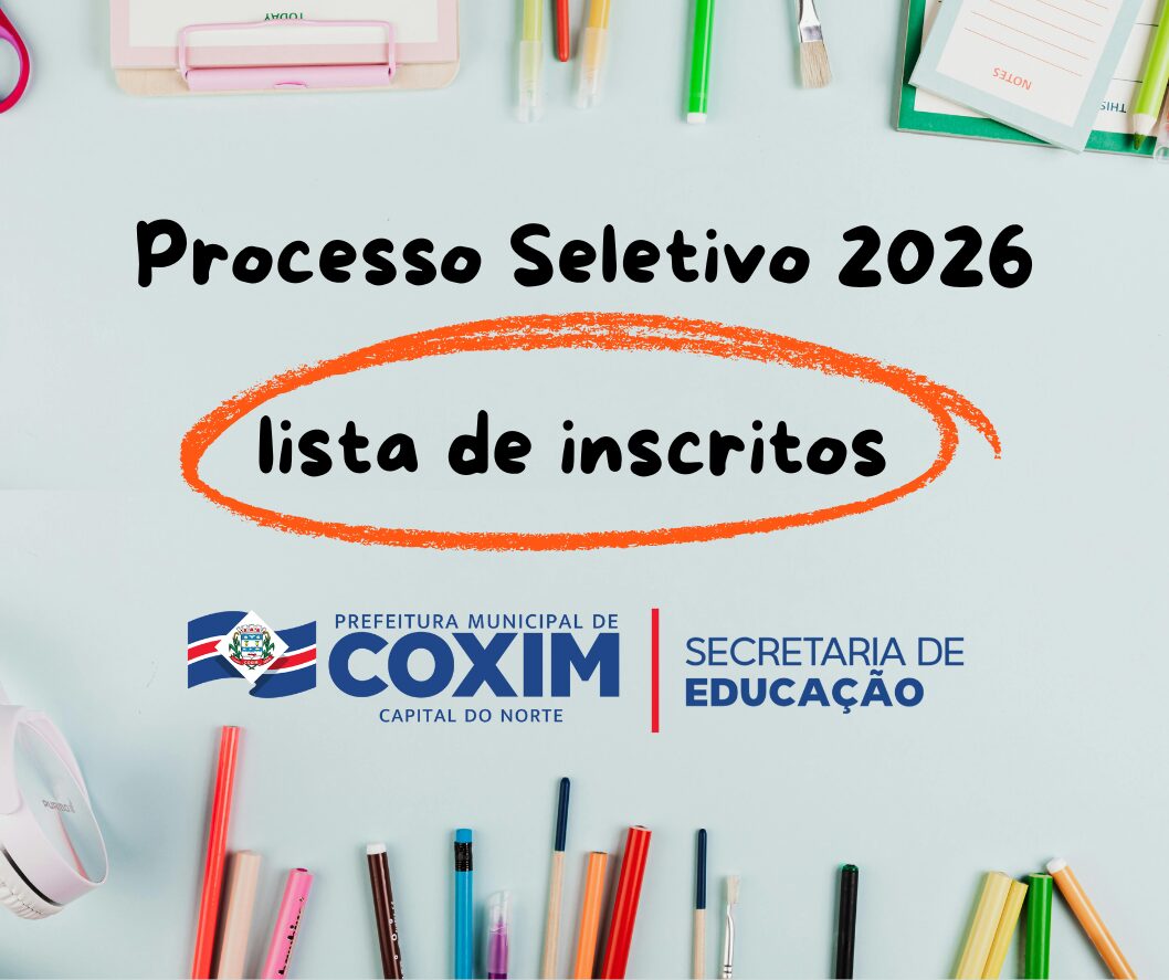 Secretaria Municipal de Educação divulga lista de inscritos no Processo Seletivo Simplificado